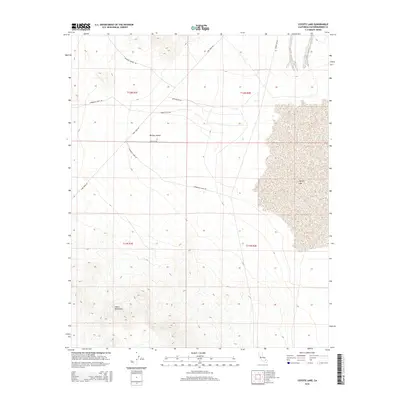 2015 Map of Coyote Lake, 2015 Print