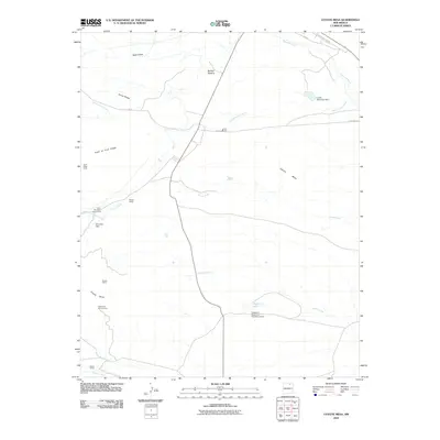 2010 Map of Coyote Mesa, 2010 Print