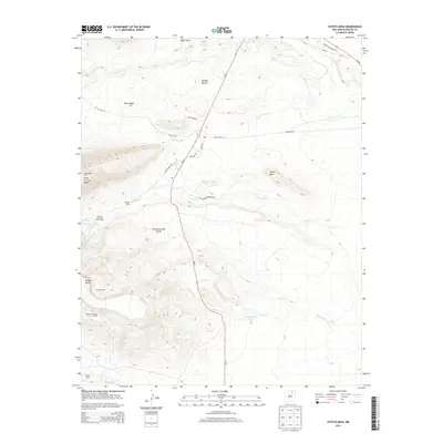 2013 Map of Coyote Mesa, 2013 Print