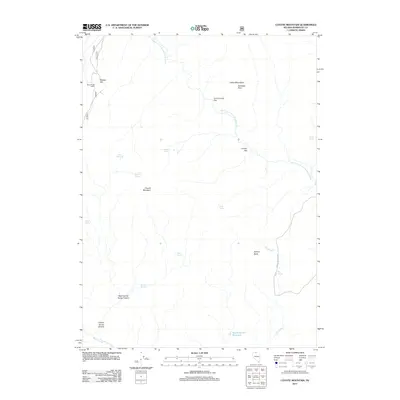 2011 Map of Coyote Mountain, 2011 Print