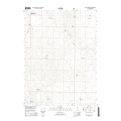 2015 Map of Coyote Mountain, 2015 Print