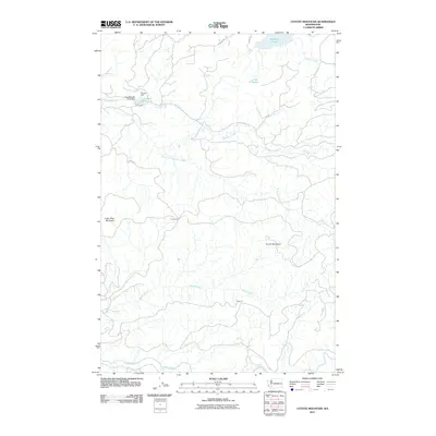 2011 Map of Coyote Mountain, 2011 Print