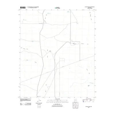 2010 Map of Coyote Peak, 2010 Print