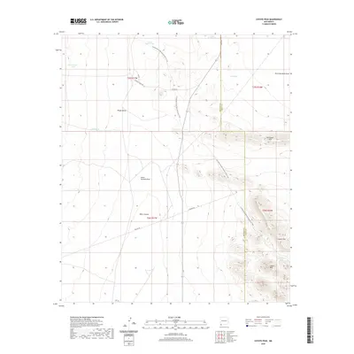2020 Map of Coyote Peak, 2020 Print