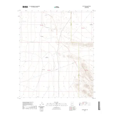 2023 Map of Coyote Peak, 2023 Print