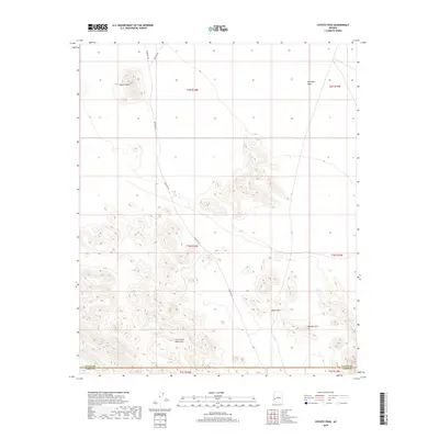 2018 Map of Coyote Peak, 2018 Print
