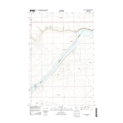 2014 Map of Coyote Rapids, 2014 Print