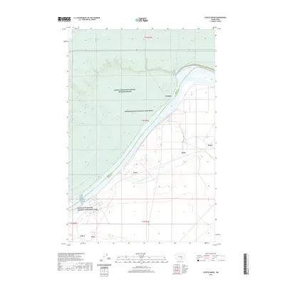 2020 Map of Coyote Rapids, 2020 Print