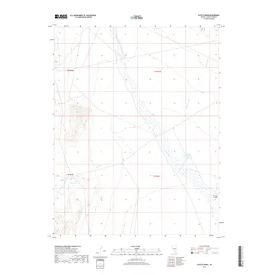 2018 Map of Coyote Spring, 2018 Print