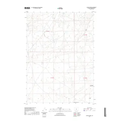 2017 Map of Coyote Springs, 2017 Print