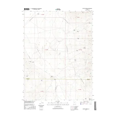 2017 Map of Coyote Springs, 2017 Print
