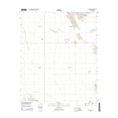 2014 Map of Coyote Water, 2014 Print