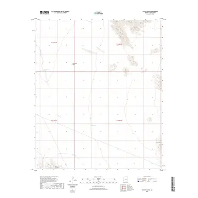 2018 Map of Coyote Water, 2018 Print