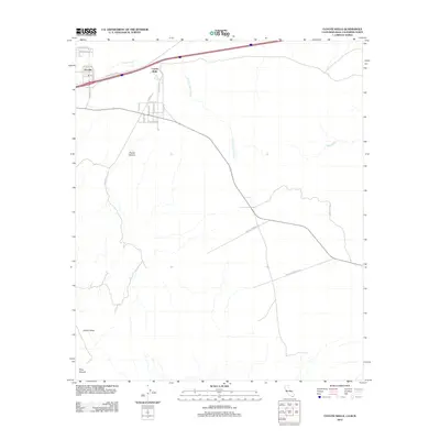 2012 Map of Coyote Wells, 2012 Print