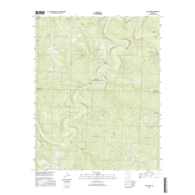 2017 Map of Cozahome, 2017 Print