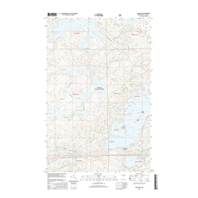 2016 Map of Crab Lake, 2016 Print
