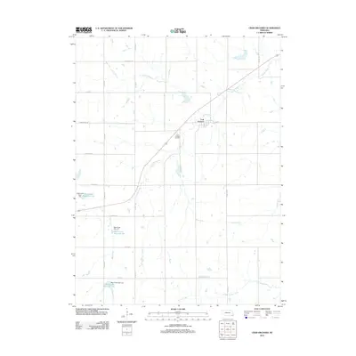 2012 Map of Crab Orchard, 2012 Print