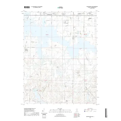 2018 Map of Crab Orchard Lake, 2018 Print
