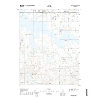 2021 Map of Crab Orchard Lake, 2021 Print