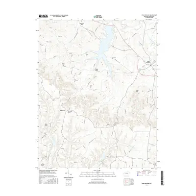 2016 Map of Crab Orchard, 2016 Print