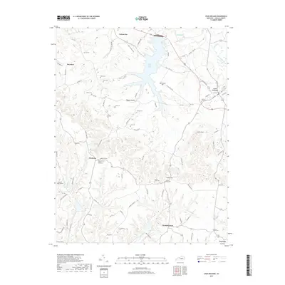 2019 Map of Crab Orchard, 2019 Print