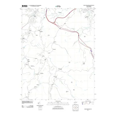 2011 Map of Crab Orchard, 2011 Print