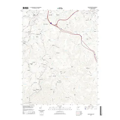 2014 Map of Crab Orchard, 2014 Print
