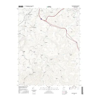 2016 Map of Crab Orchard, 2016 Print