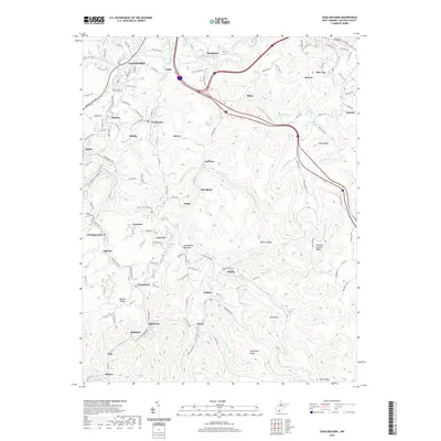 2019 Map of Crab Orchard, 2019 Print