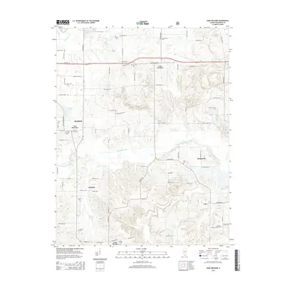 2015 Map of Crab Orchard, 2015 Print