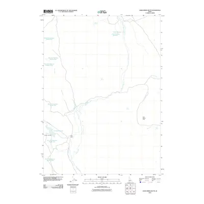 2010 Map of Crab Spring Butte, 2010 Print