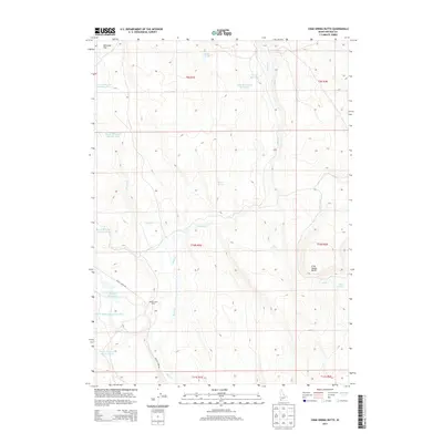 2013 Map of Crab Spring Butte, 2013 Print