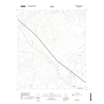 2019 Map of Crabbs Prairie, 2019 Print