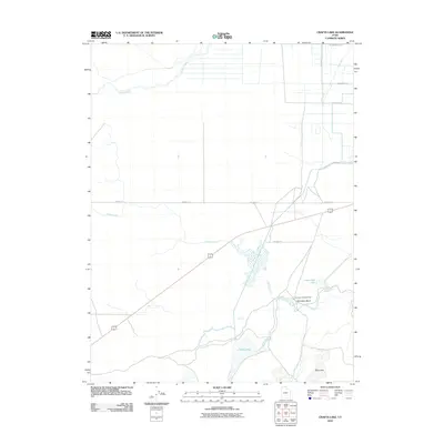 2010 Map of Crafts Lake, 2010 Print