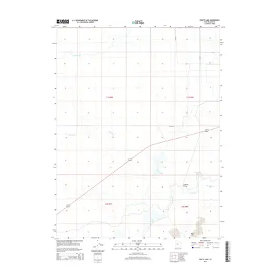 2014 Map of Crafts Lake, 2014 Print