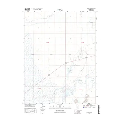 2017 Map of Crafts Lake, 2017 Print