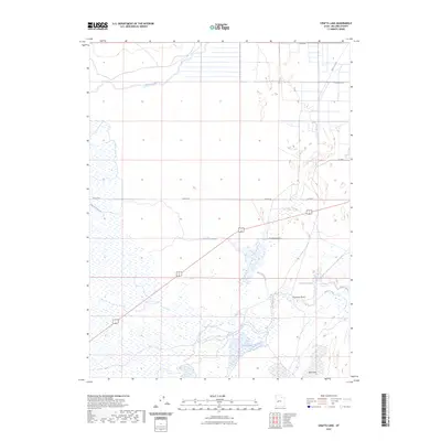 2023 Map of Crafts Lake, 2023 Print