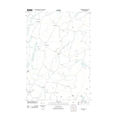 2012 Map of Craftsbury, 2012 Print