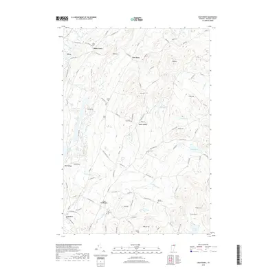 2018 Map of Craftsbury, 2018 Print