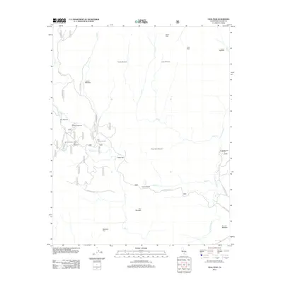 2012 Map of Crag Peak, 2012 Print