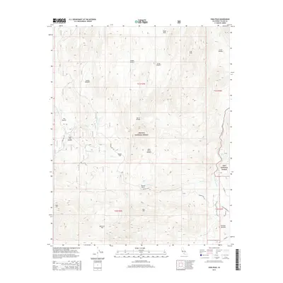 2015 Map of Crag Peak, 2015 Print