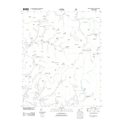 2011 Map of Craggy Pinnacle, 2011 Print