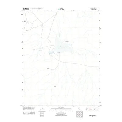 2012 Map of Craig Canyon, 2012 Print