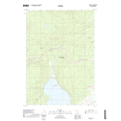 2017 Map of Craig Pass, 2017 Print