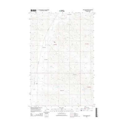 2014 Map of Craig Reservoir, 2014 Print
