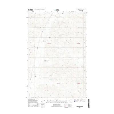2017 Map of Craig Reservoir, 2017 Print