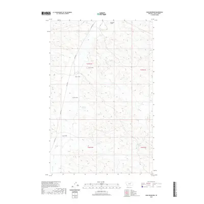 2020 Map of Craig Reservoir, 2020 Print