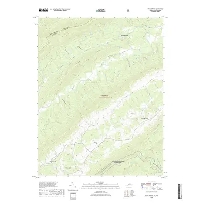 2019 Map of Craig Springs, 2019 Print