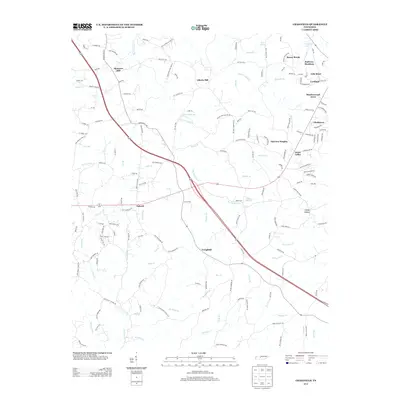 2013 Map of Craigfield, 2013 Print