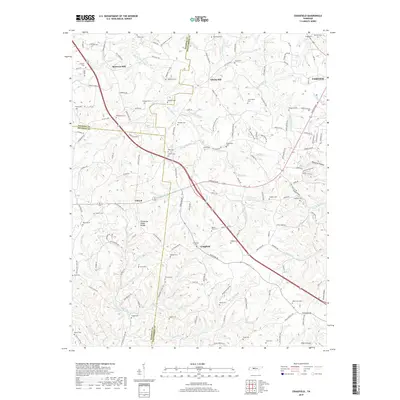2019 Map of Craigfield, 2019 Print
